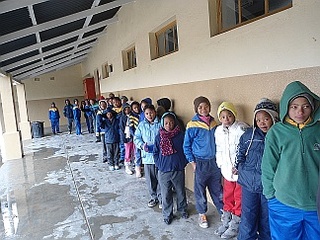 Getting ready for the show